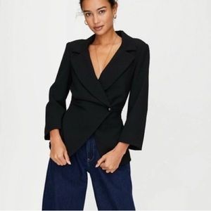 Aritzia Wilfred Selina Blazer Black Size 00
